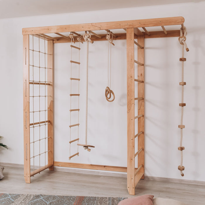 Wood and Hearts Indoor Monkey Bars