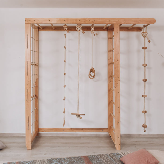 Wood and Hearts Indoor Monkey Bars