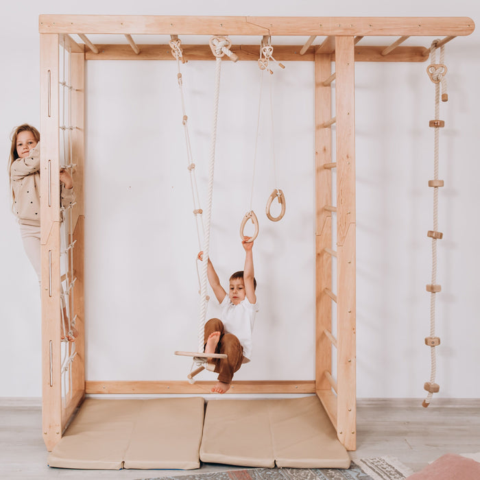 Wood and Hearts Indoor Monkey Bars