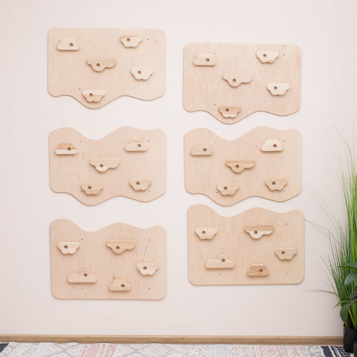 Wood and Hearts Home Climbing Wall