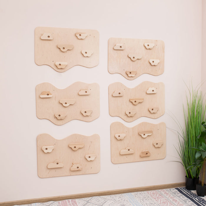 Wood and Hearts Home Climbing Wall