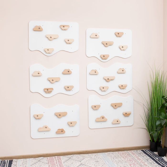 Wood and Hearts Home Climbing Wall