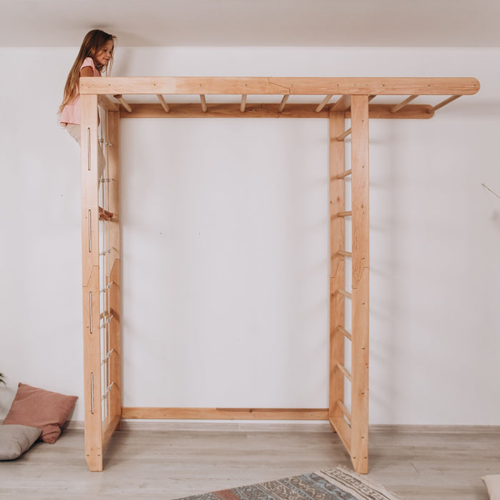 Wood and Hearts Indoor Monkey Bars