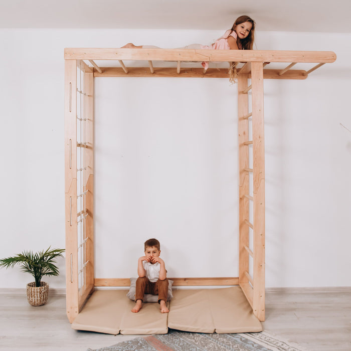 Wood and Hearts Indoor Monkey Bars