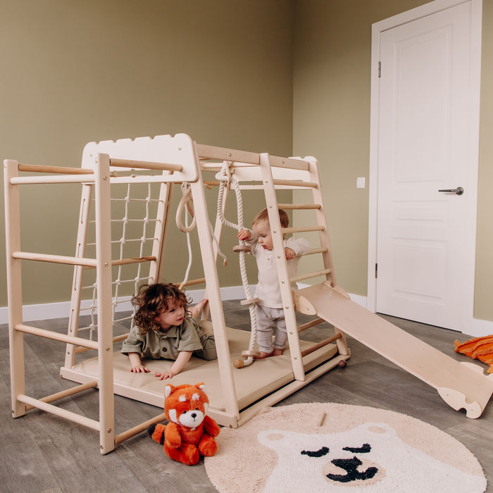 Wood and Hearts Jungle Gym Playset