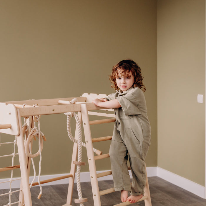 Wood and Hearts Jungle Gym Playset