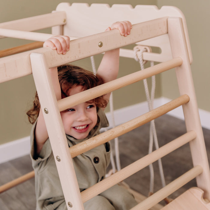 Wood and Hearts Jungle Gym Playset