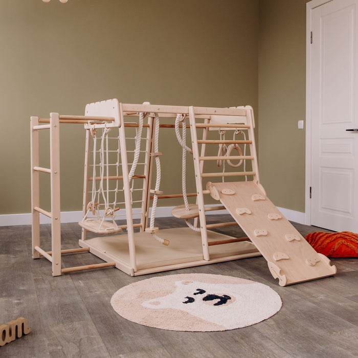 Wood and Hearts Jungle Gym Playset