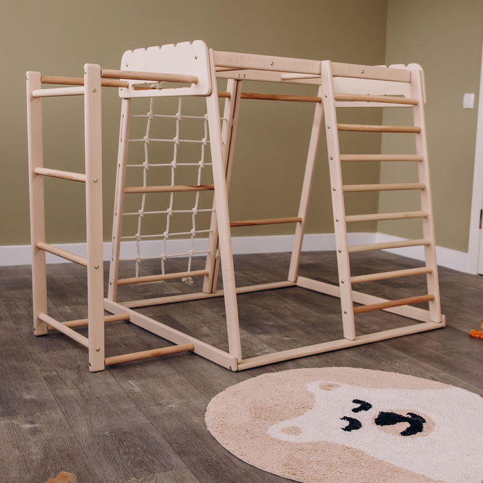 Wood and Hearts Jungle Gym Playset