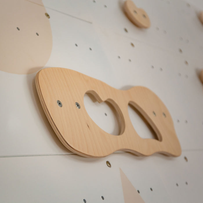 Wood and Hearts Indoor Climbing Wall