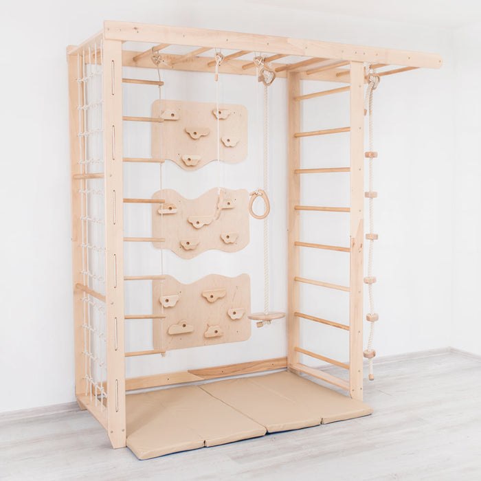 Wood and Hearts Indoor Monkey Bars