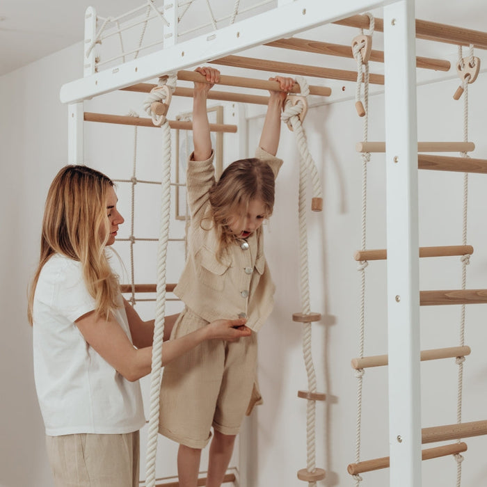 Wood and Hearts Indoor Monkey Bars