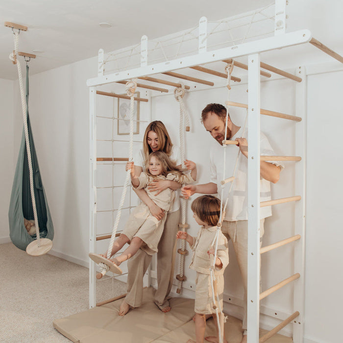 Wood and Hearts Indoor Monkey Bars