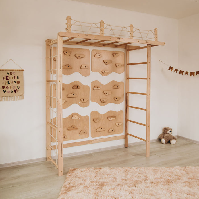 Wood and Hearts Indoor Monkey Bars