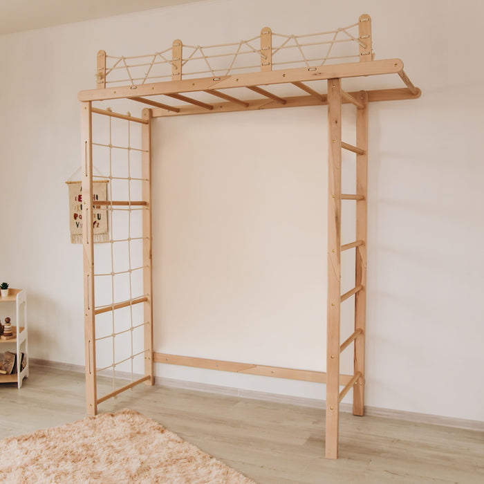 Wood and Hearts Indoor Monkey Bars