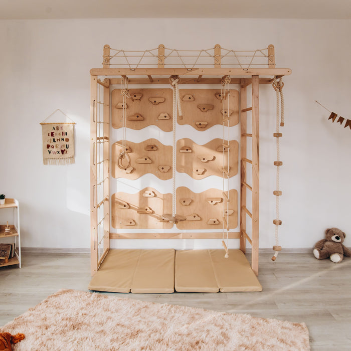 Wood and Hearts Indoor Monkey Bars