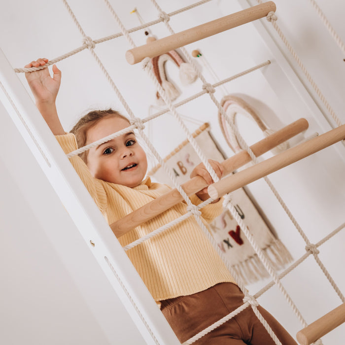 Wood and Hearts Indoor Monkey Bars