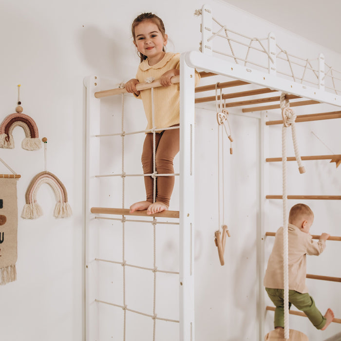 Wood and Hearts Indoor Monkey Bars