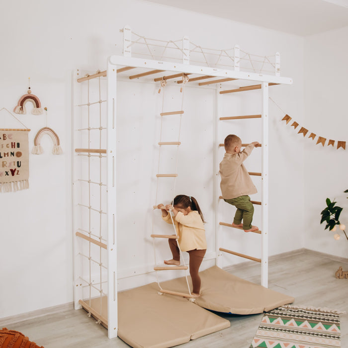 Wood and Hearts Indoor Monkey Bars
