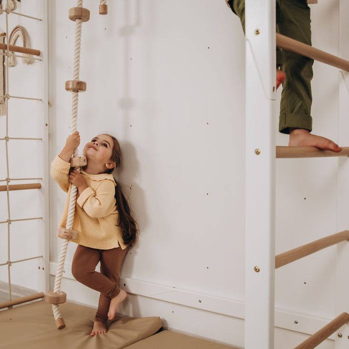 Wood and Hearts Indoor Monkey Bars