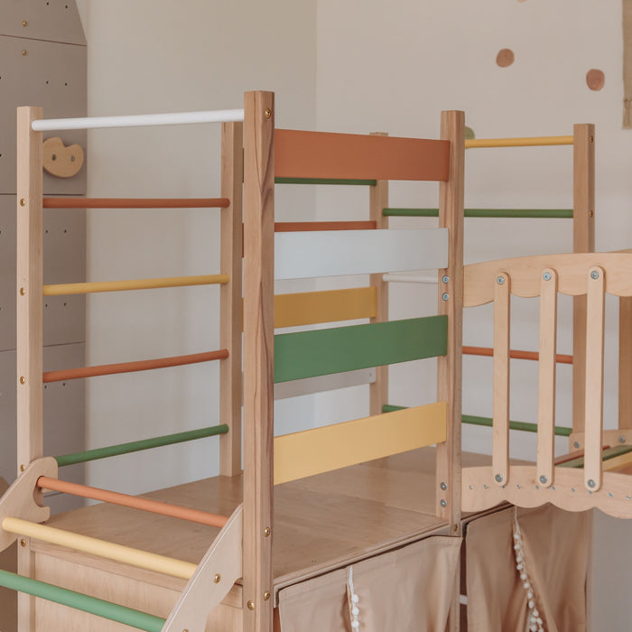 Wood and Hearts Large Playground Climber