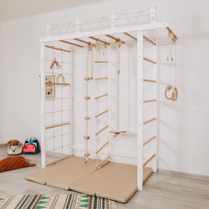 Wood and Hearts Indoor Monkey Bars