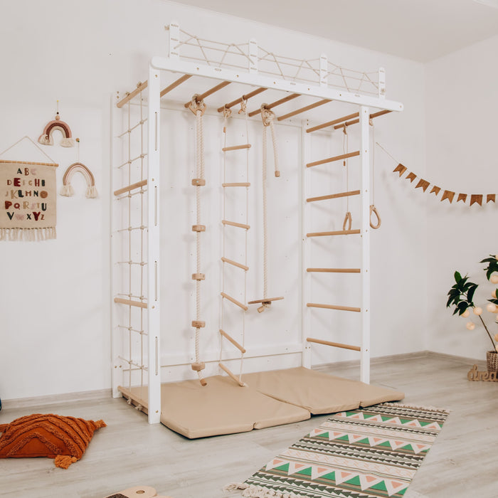 Wood and Hearts Indoor Monkey Bars