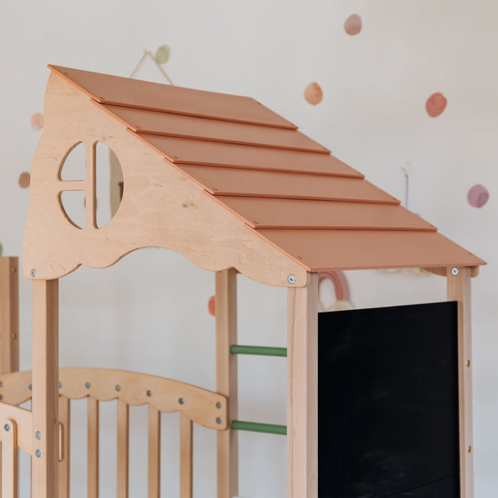 Wood and Hearts Large Playground Climber