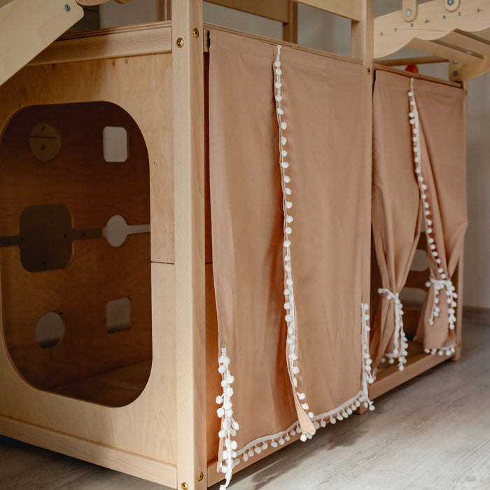 Wood and Hearts Large Playground Climber