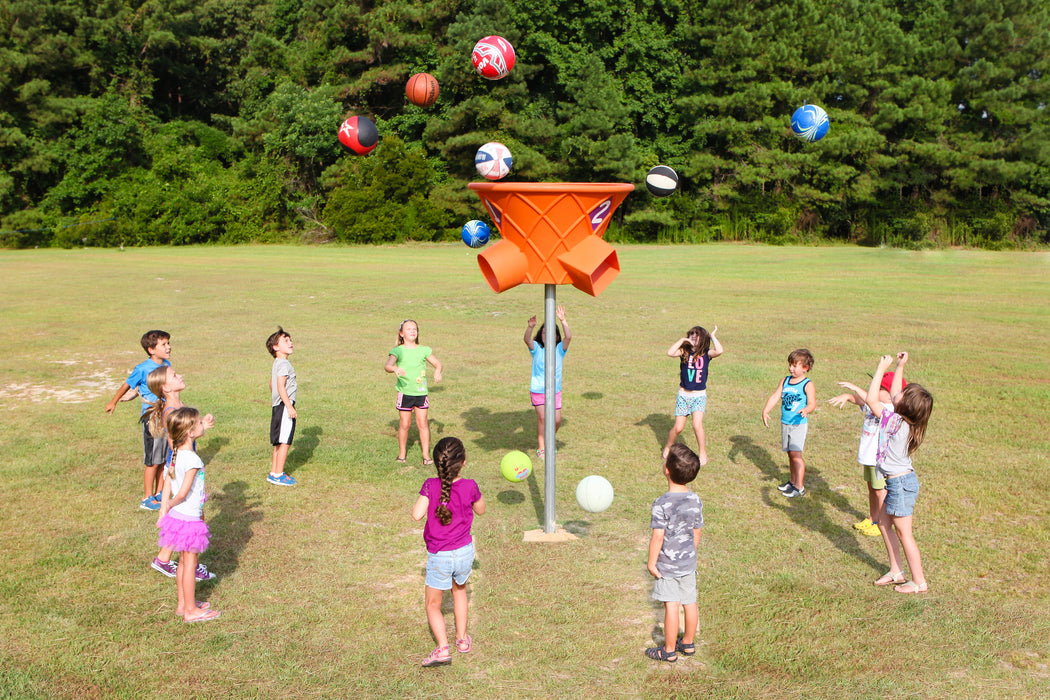 Action Play Systems Tripleshoot Basketball Funnel Ball Game APS-Tripleshoot