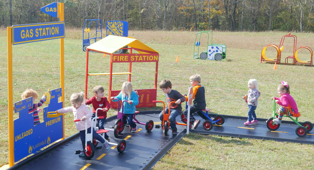 Infinity Playgrounds Trike Path Gas Station IP-5043-perm