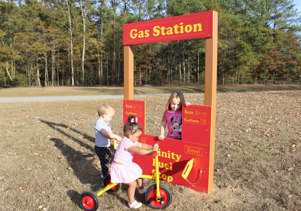 Infinity Playgrounds Trike Path Gas Station IP-5046