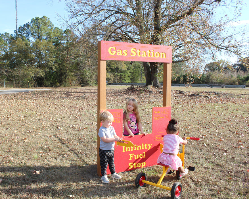 Infinity Playgrounds Trike Path Gas Station IP-5046
