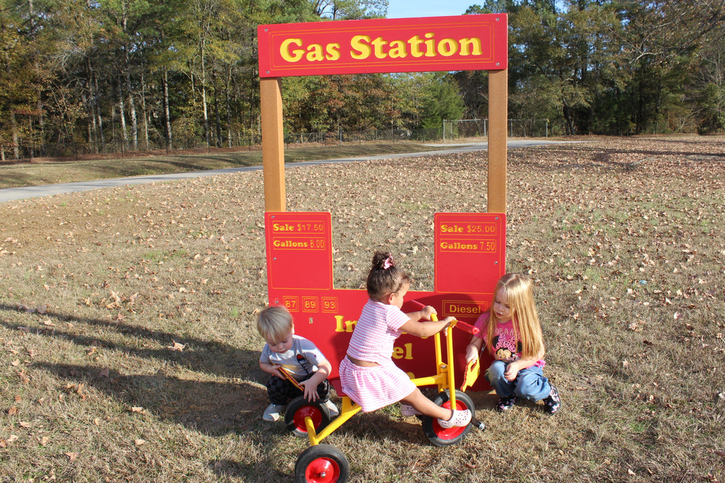 Infinity Playgrounds Trike Path Gas Station IP-5046