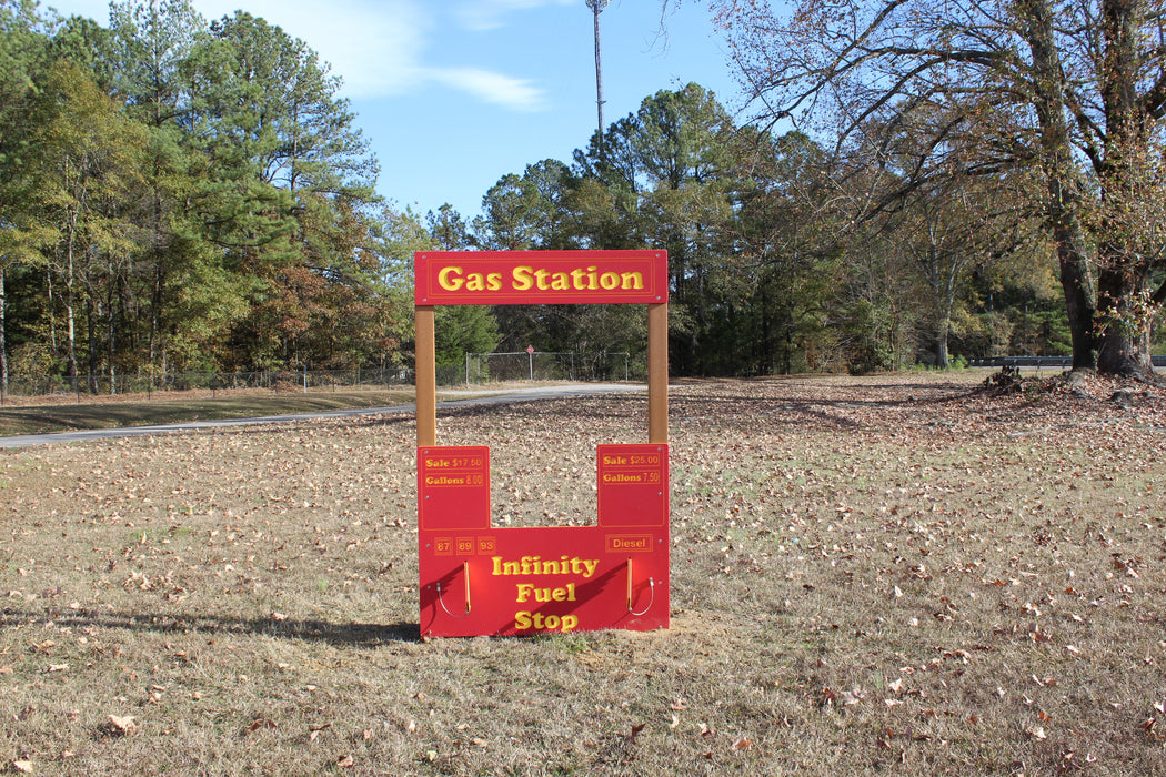 Infinity Playgrounds Trike Path Gas Station IP-5046