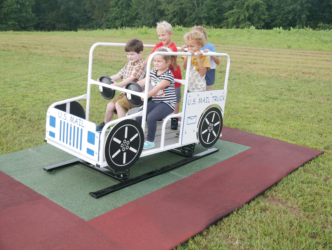 Infinity Playgrounds US Mail Multi Passenger Spring Rider IP-7010-ws