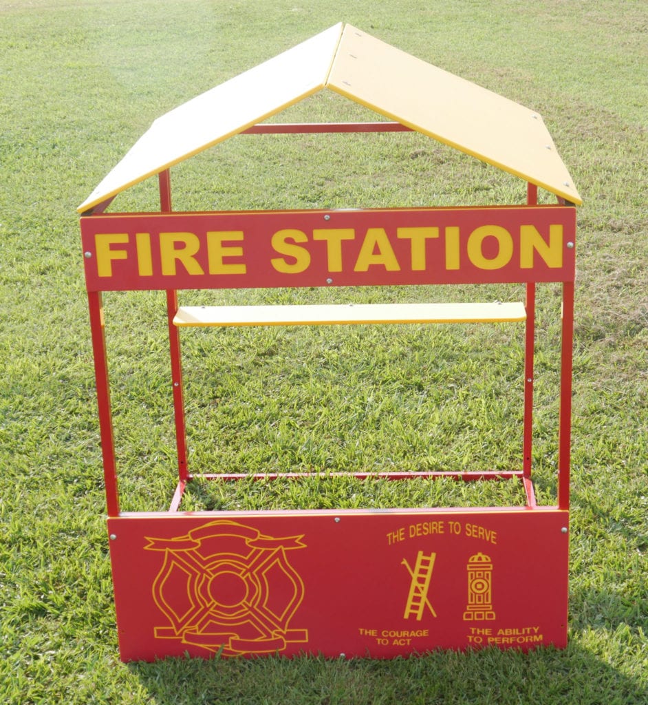 Infinity Playgrounds Fire Station Playhouse IP-7016