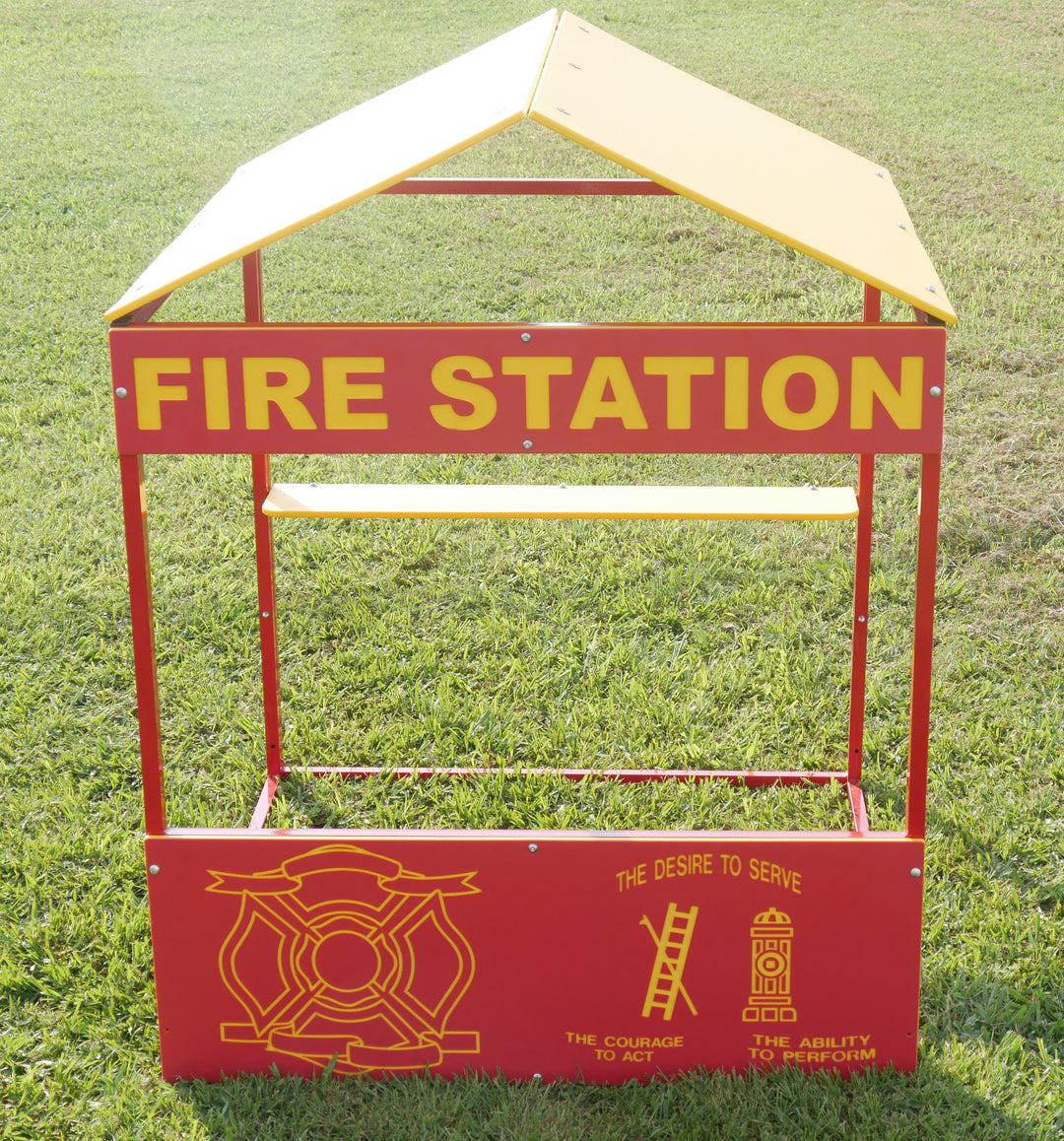 Infinity Playgrounds Fire Station Playhouse IP-7016