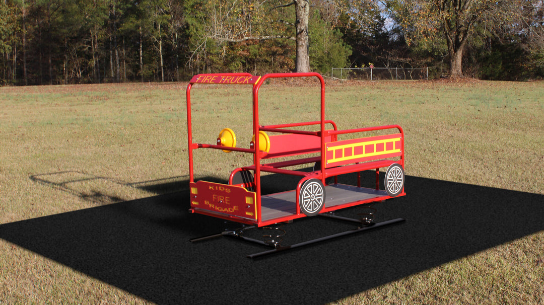 Infinity Playgrounds Fire Truck Spring Rider IP-8002