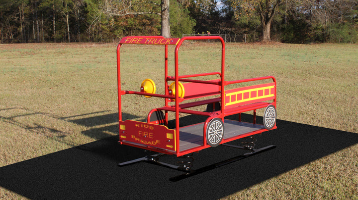 Infinity Playgrounds Fire Truck Multi Passenger Spring Rider IP-8002