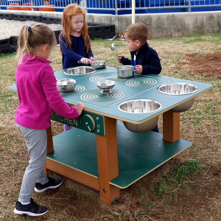 Infinity Playgrounds Island Mud Kitchen Commercial Play Event IP-8020