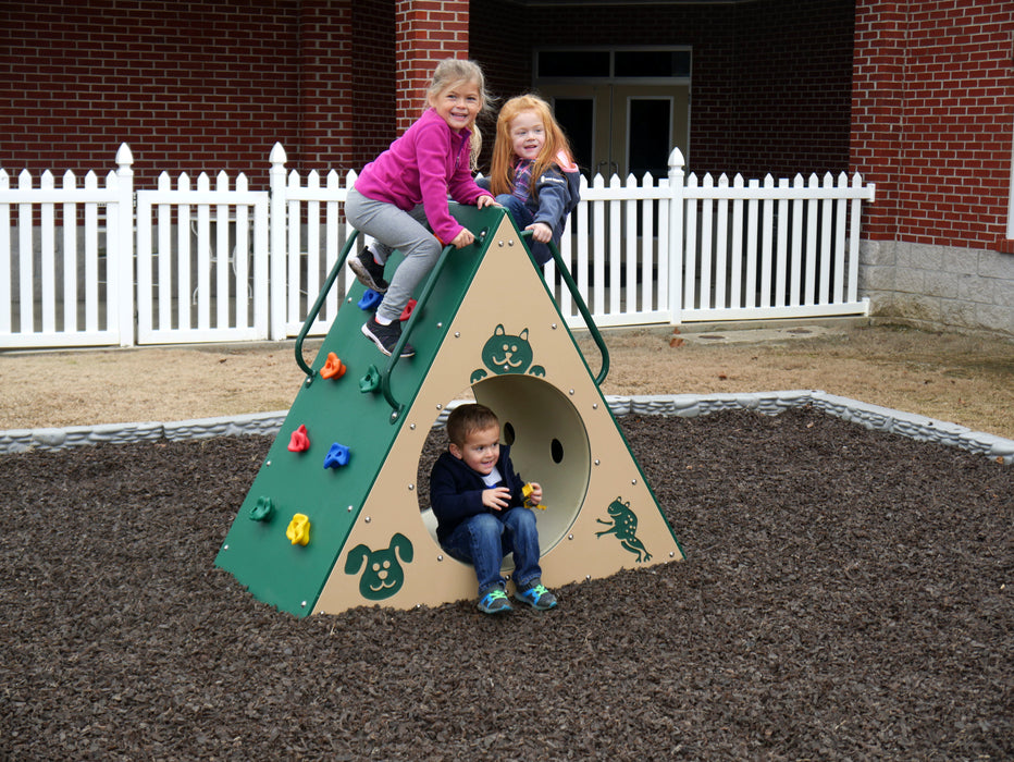 Infinity Playgrounds Climbing Wall with Tunnel IP-8038