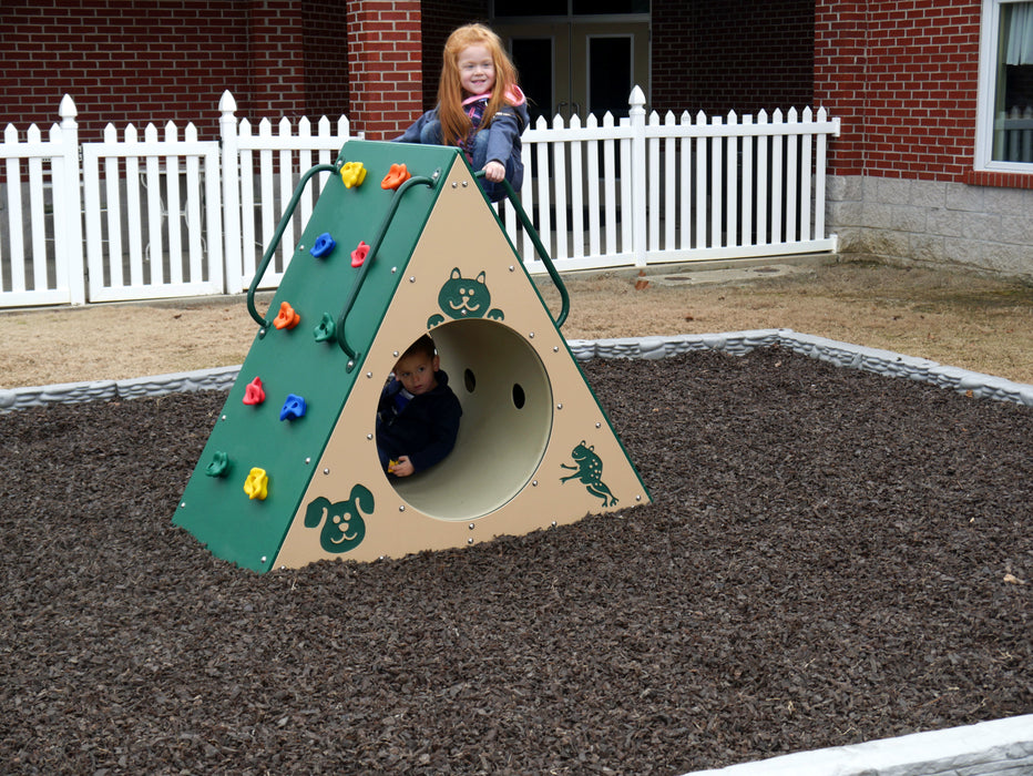 Infinity Playgrounds Climbing Wall with Tunnel IP-8038