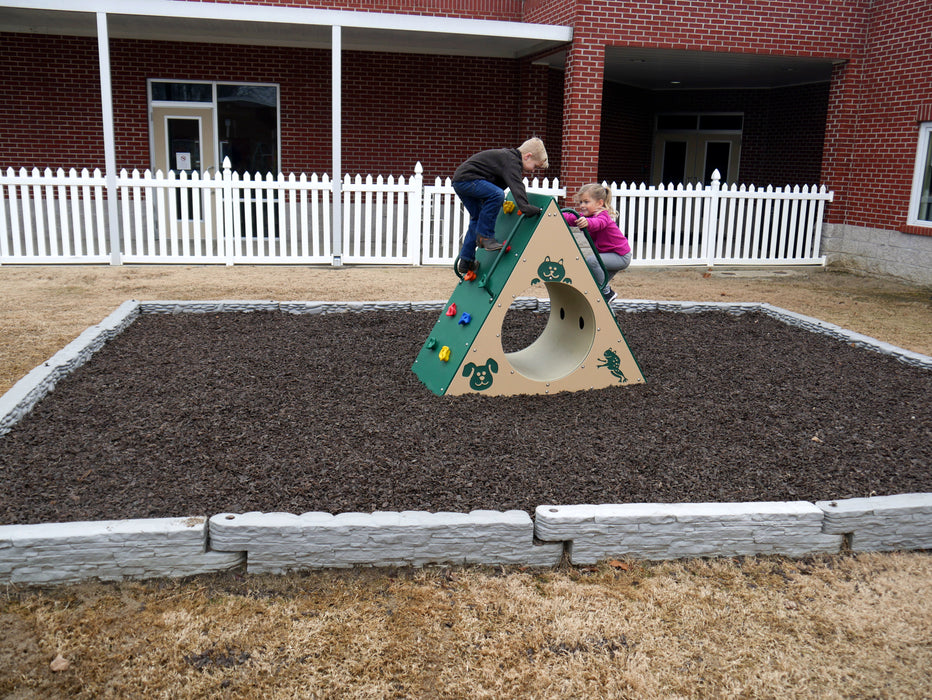 Infinity Playgrounds Climbing Wall with Tunnel IP-8038