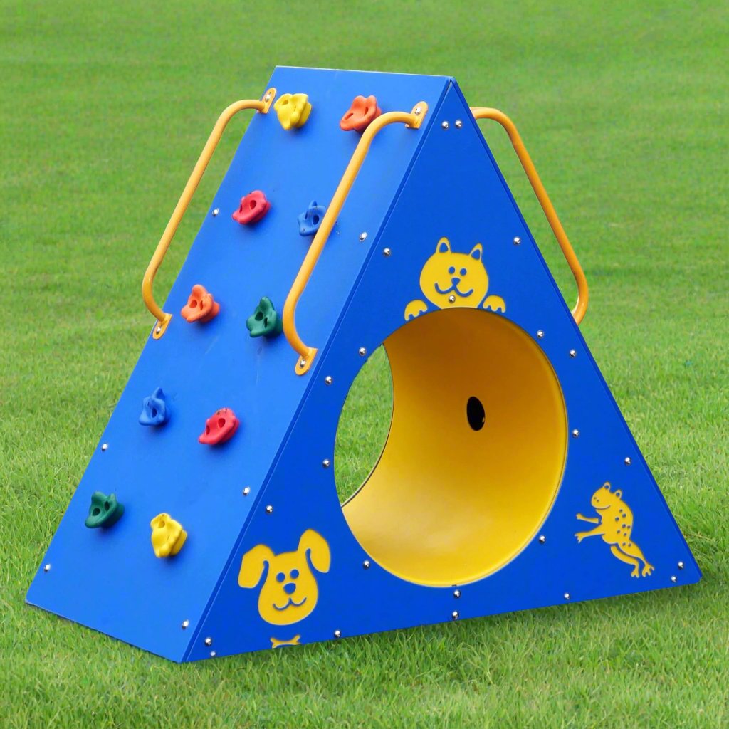 Infinity Playgrounds Climbing Wall with Tunnel IP-8038