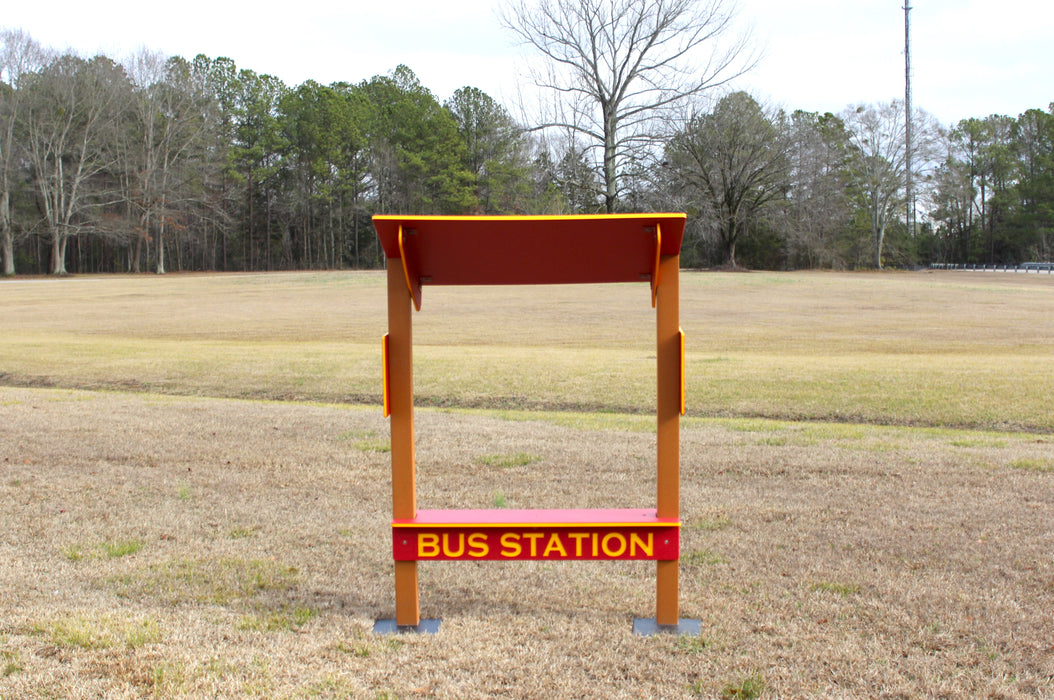 Infinity Playgrounds Trike Path Bus Station Bench IP-8077-perm