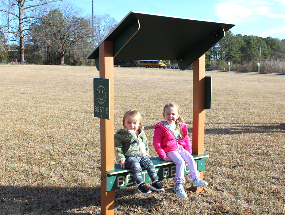 Infinity Playgrounds Trike Path Besti Bench IP-8079-perm