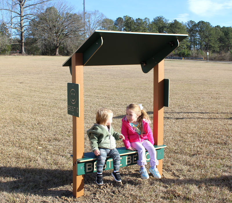 Infinity Playgrounds Trike Path Besti Bench IP-8079-perm