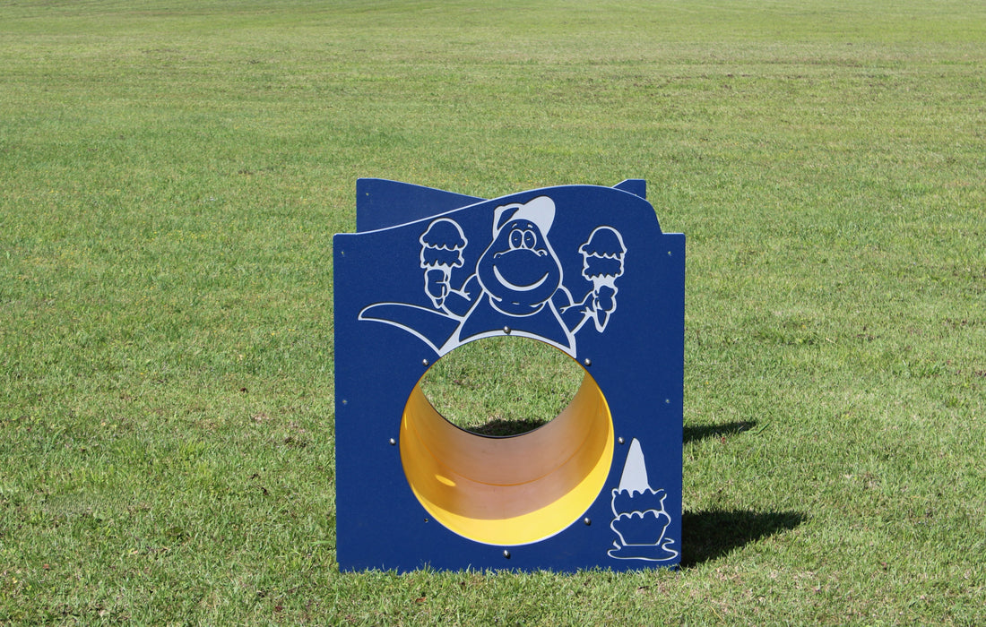 Infinity Playgrounds Dinosaur Tunnel with Peek View Holes IP-9158