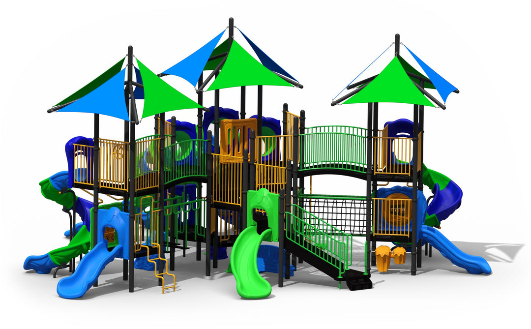 Custom Playground Equipment Island Splash Playground Set CPA-777